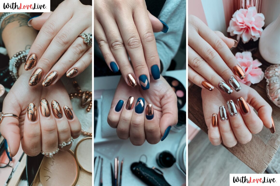 copper chrome nails