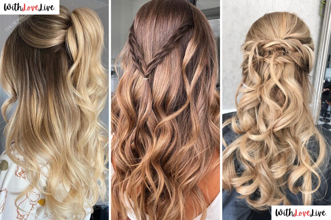 Long Hair Wedding Guest Hairstyle