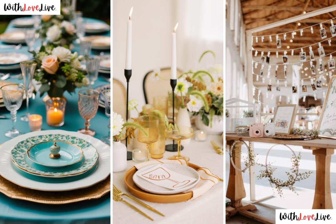 Vintage Eclectic Wedding Decor Ideas