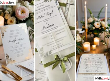 classy wedding invitation