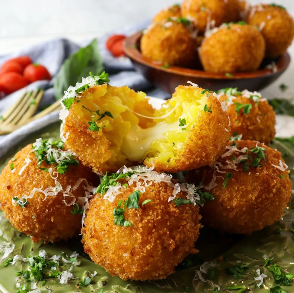 Mozzarella Stuffed Arancini