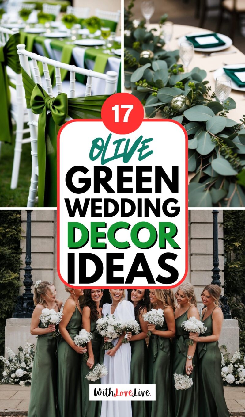 17 Olive Green Wedding Theme Ideas WithLoveLive
