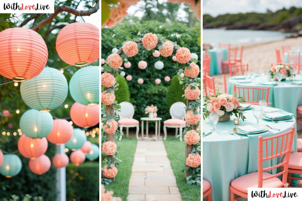 Coral and Mint Wedding
