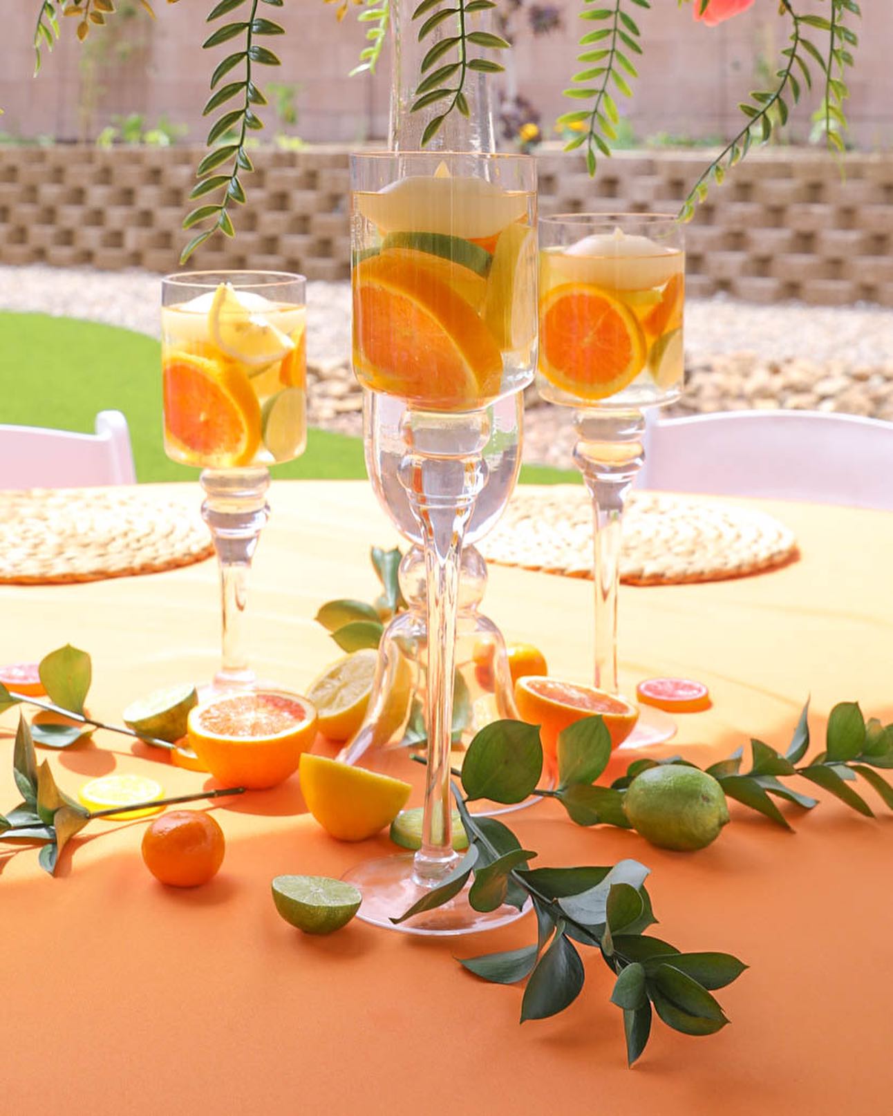 Citrus Floating Candle Style