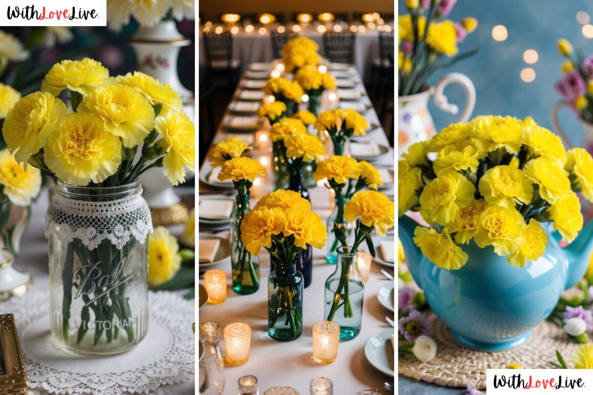 yellow carnation