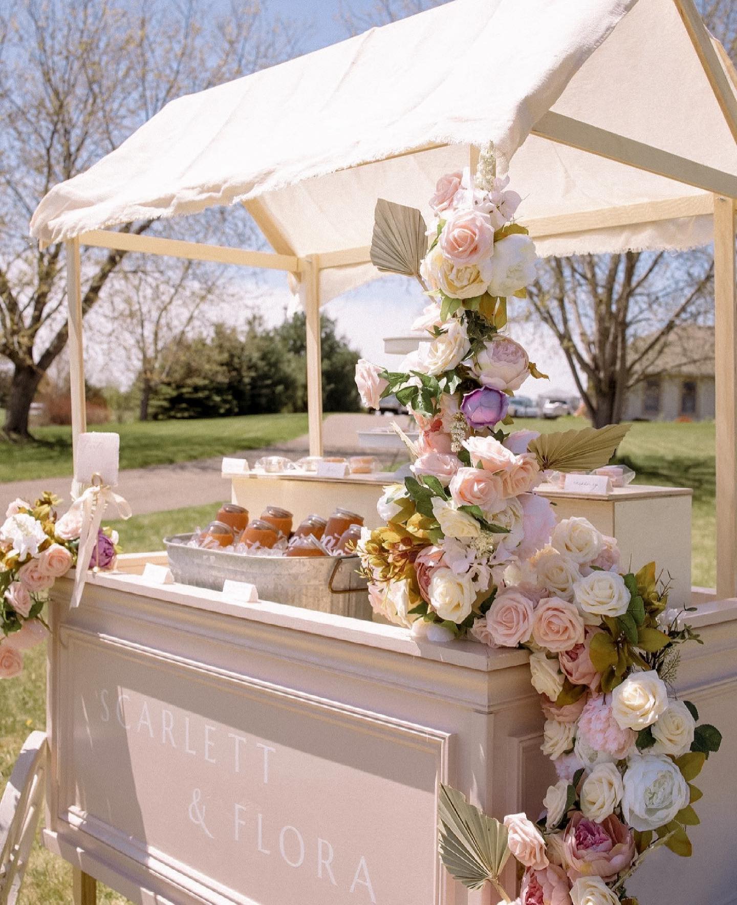 Summer Floral Cart