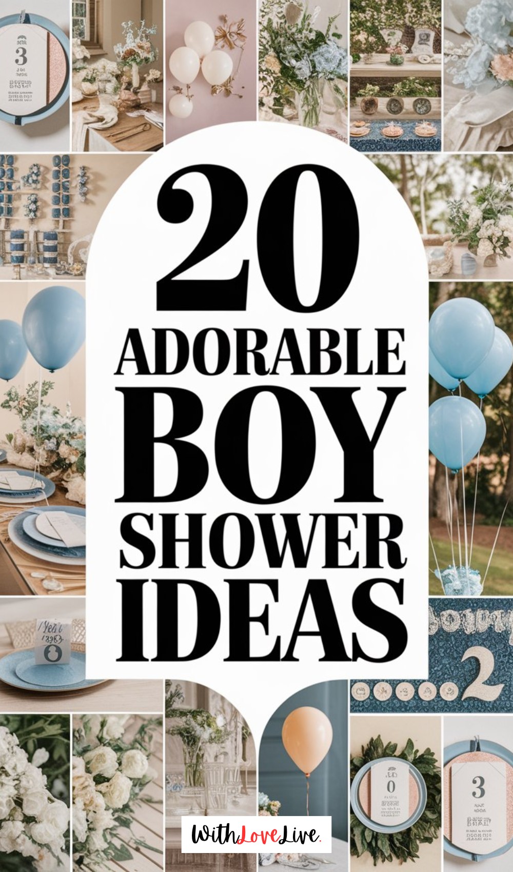 Adorable Boy Baby Shower Ideas-pin