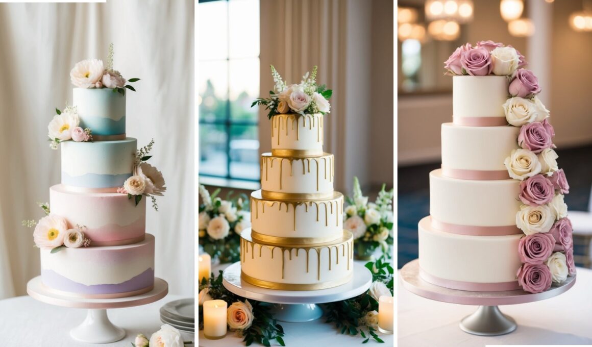 Simple Yet Elegant Wedding Cake Ideas