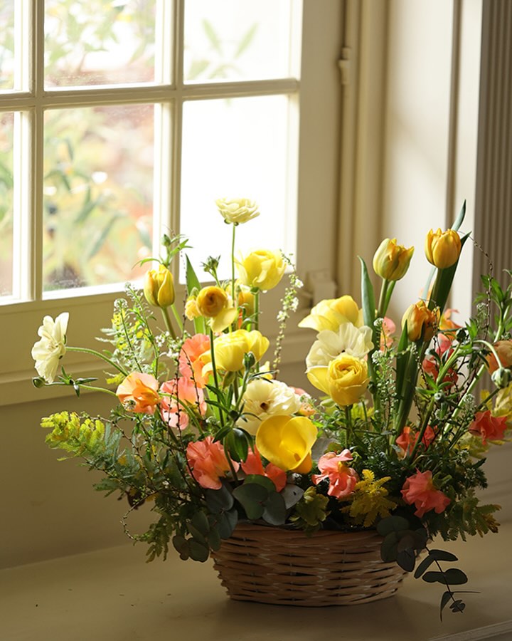 Soft Spring Flower Arrangement