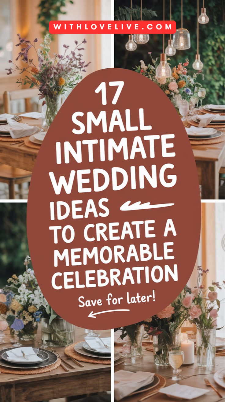 Small Intimate Wedding Ideas to Create a Memorable Celebration-pin