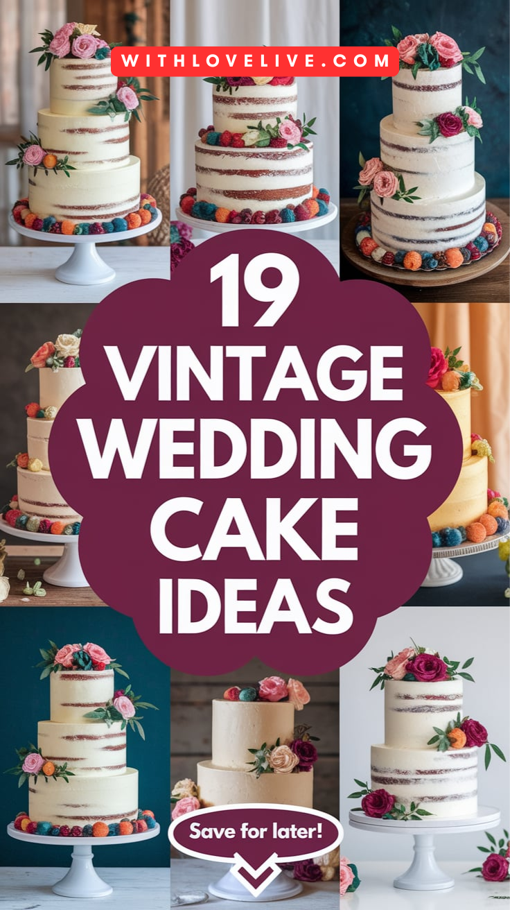 Vintage Wedding Cake Ideas