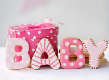 Baby shower cookies