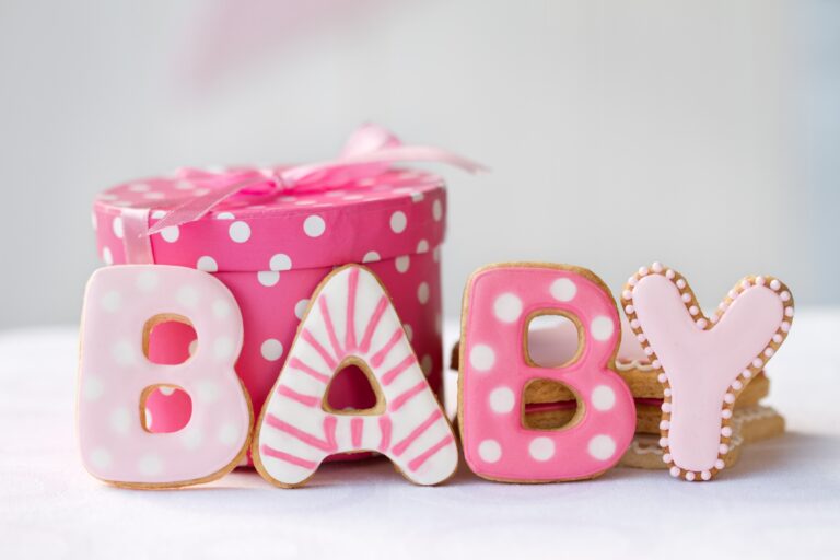 Baby shower cookies