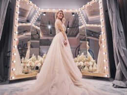 Exited about her wedding.