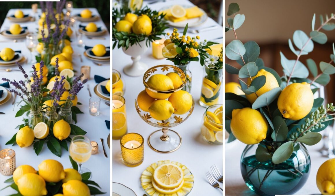 lemon centerpiece