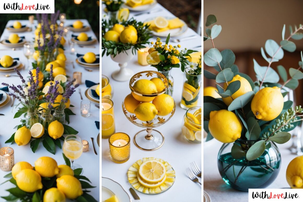 lemon centerpiece