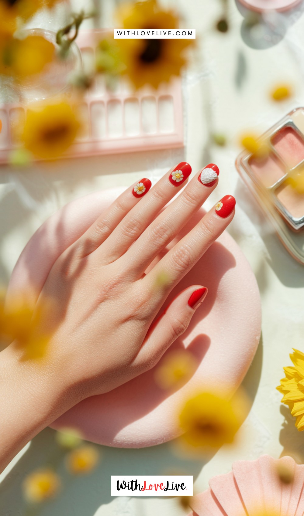 Sunflower Summer Nails