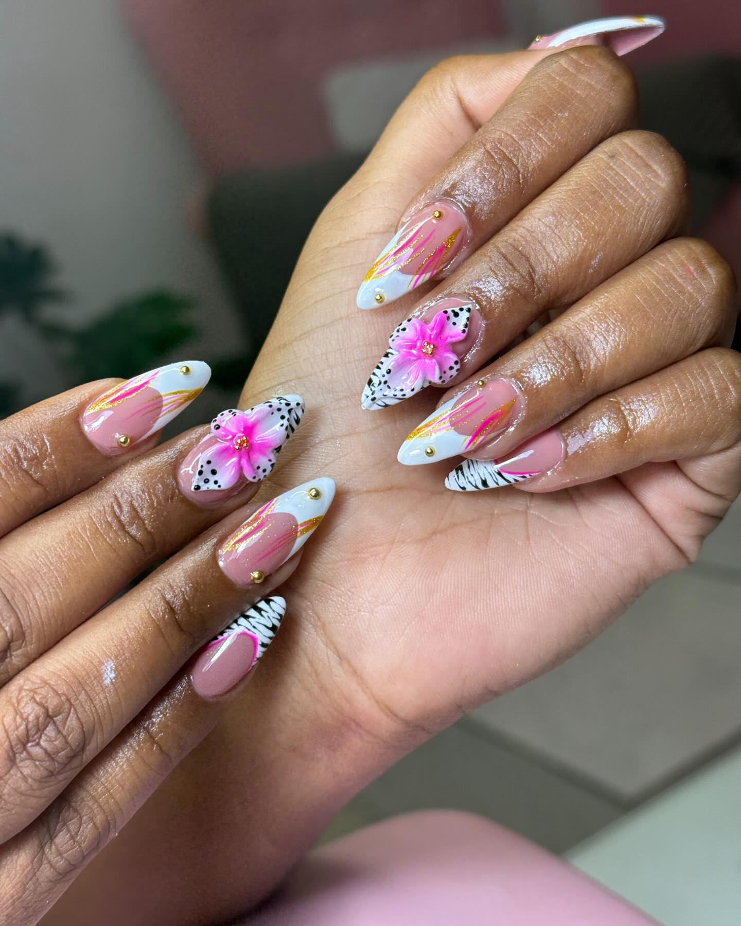 Almond Vacation Summer Nail Set