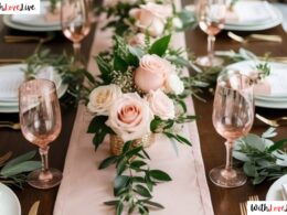 Blush and Greenery Wedding Decor