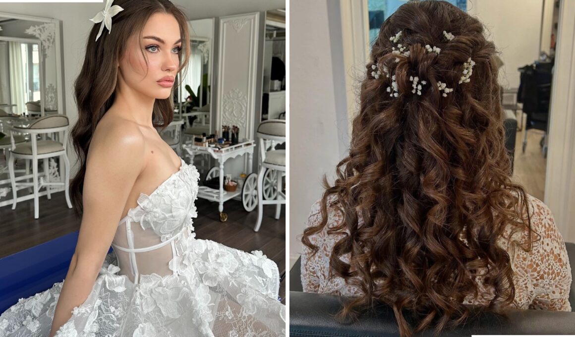 Bride Hairstyle Ideas With Flowers