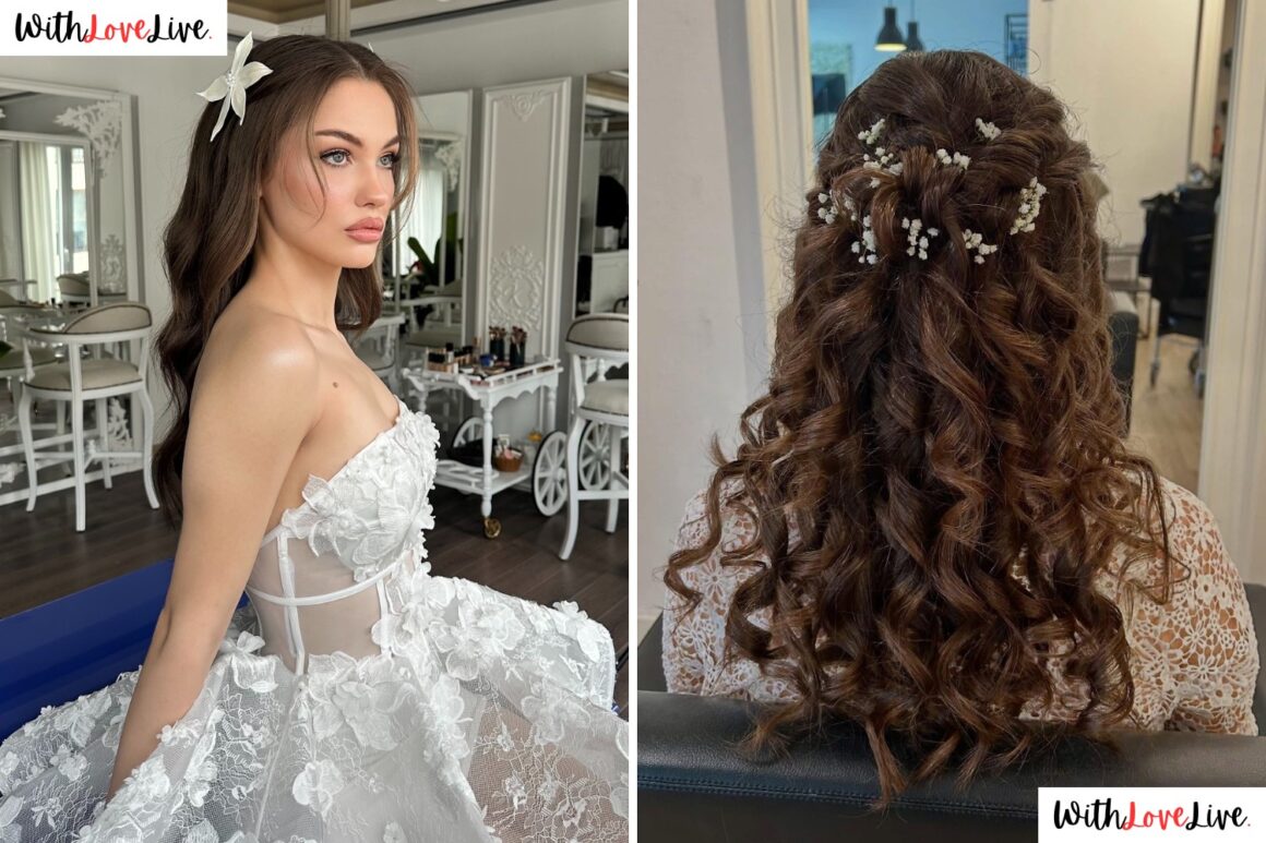 Bride Hairstyle Ideas With Flowers