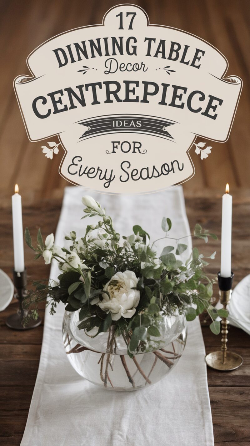 17 Dinning Table Decor Centerpiece Ideas For Every Season - WithLoveLive