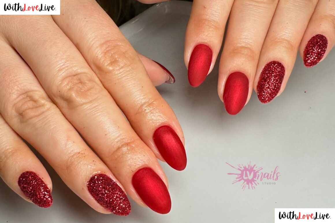 Red Bridal Wedding Nails Ideas