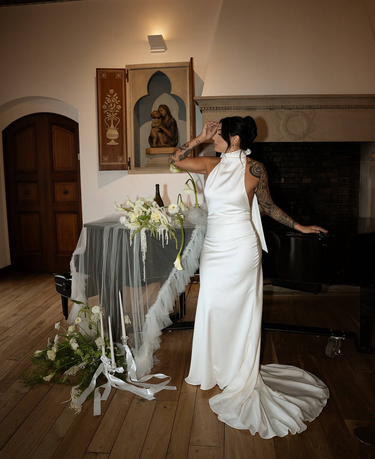 High Neck with Low Back