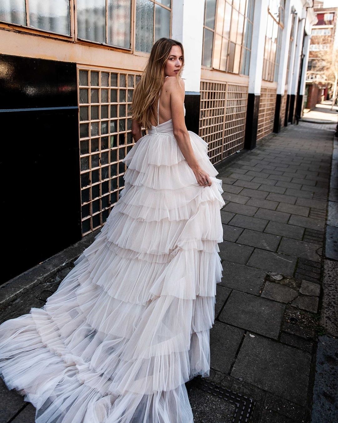 Ruffle-Trimmed Dress