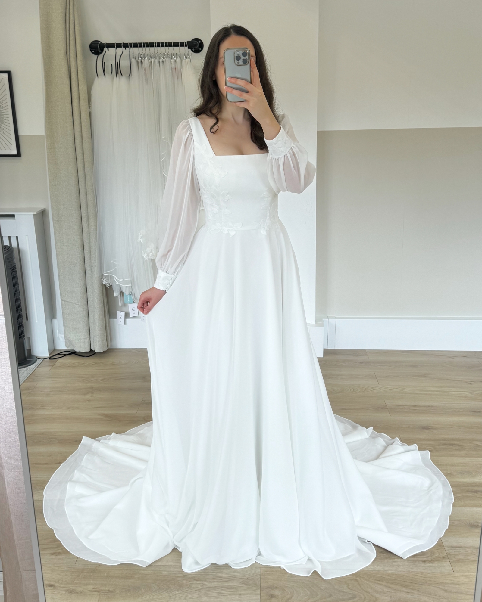 Square Neck A-Line Dress