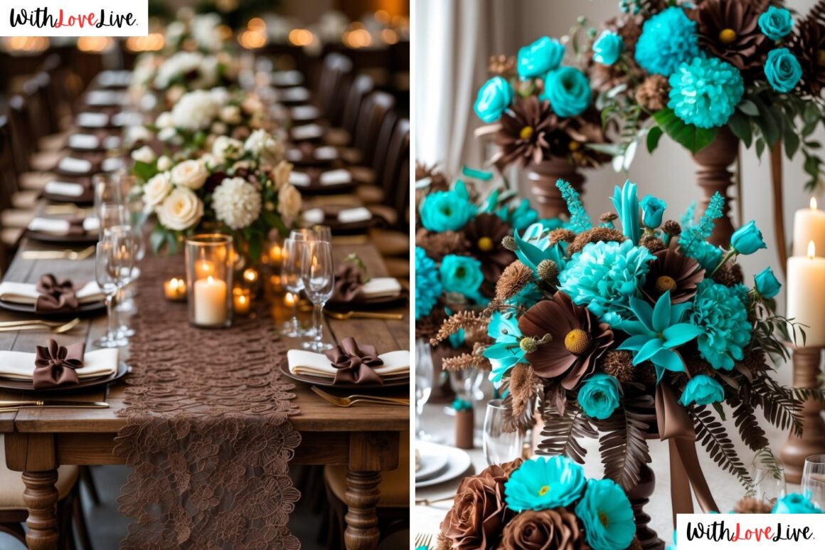 chocolate brown wedding