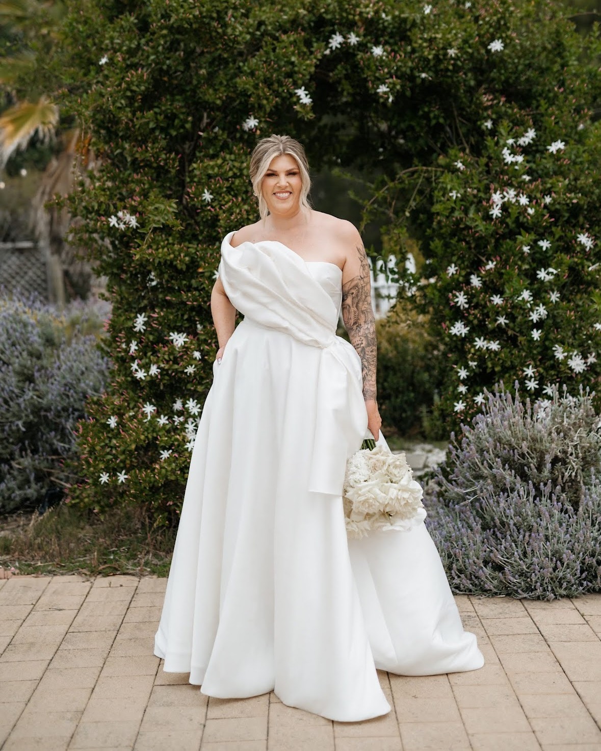 One-Shoulder Column Dress