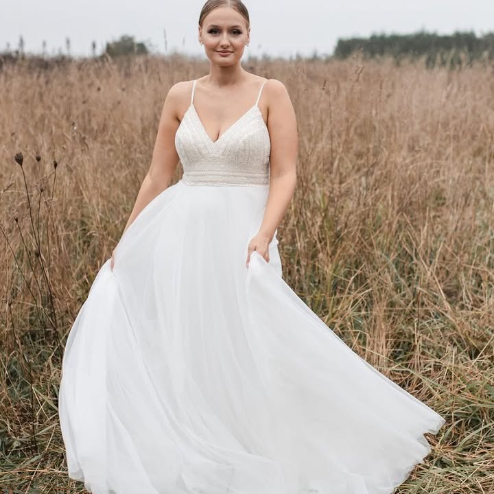 Tulle Skirt with Satin Bodice