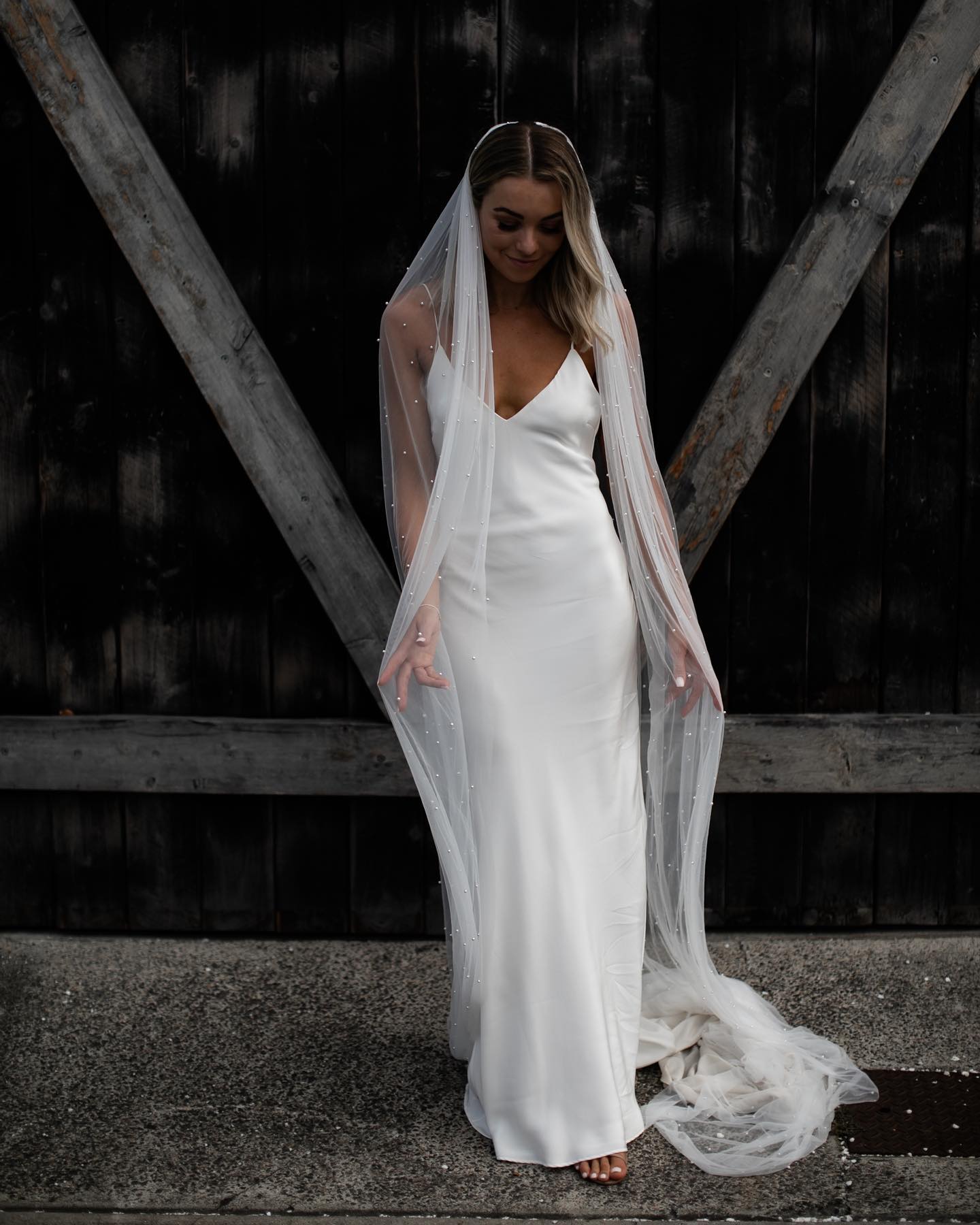 Spaghetti Strap Silk Slip Dress