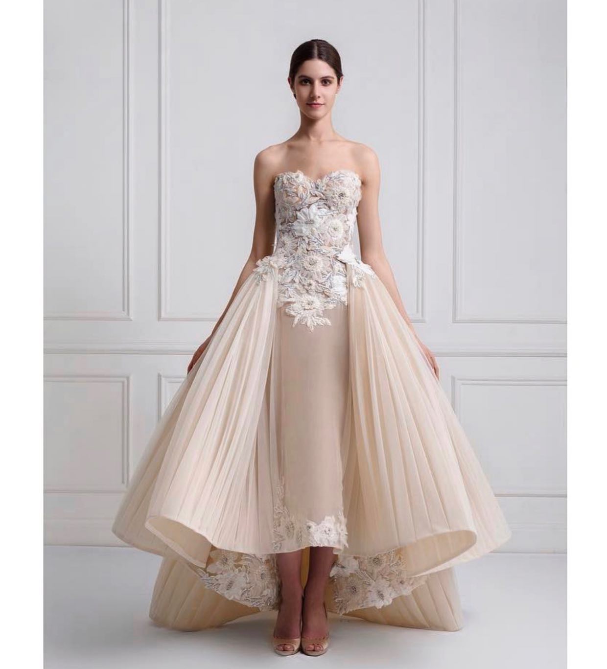 Soft Lace Midi Dress