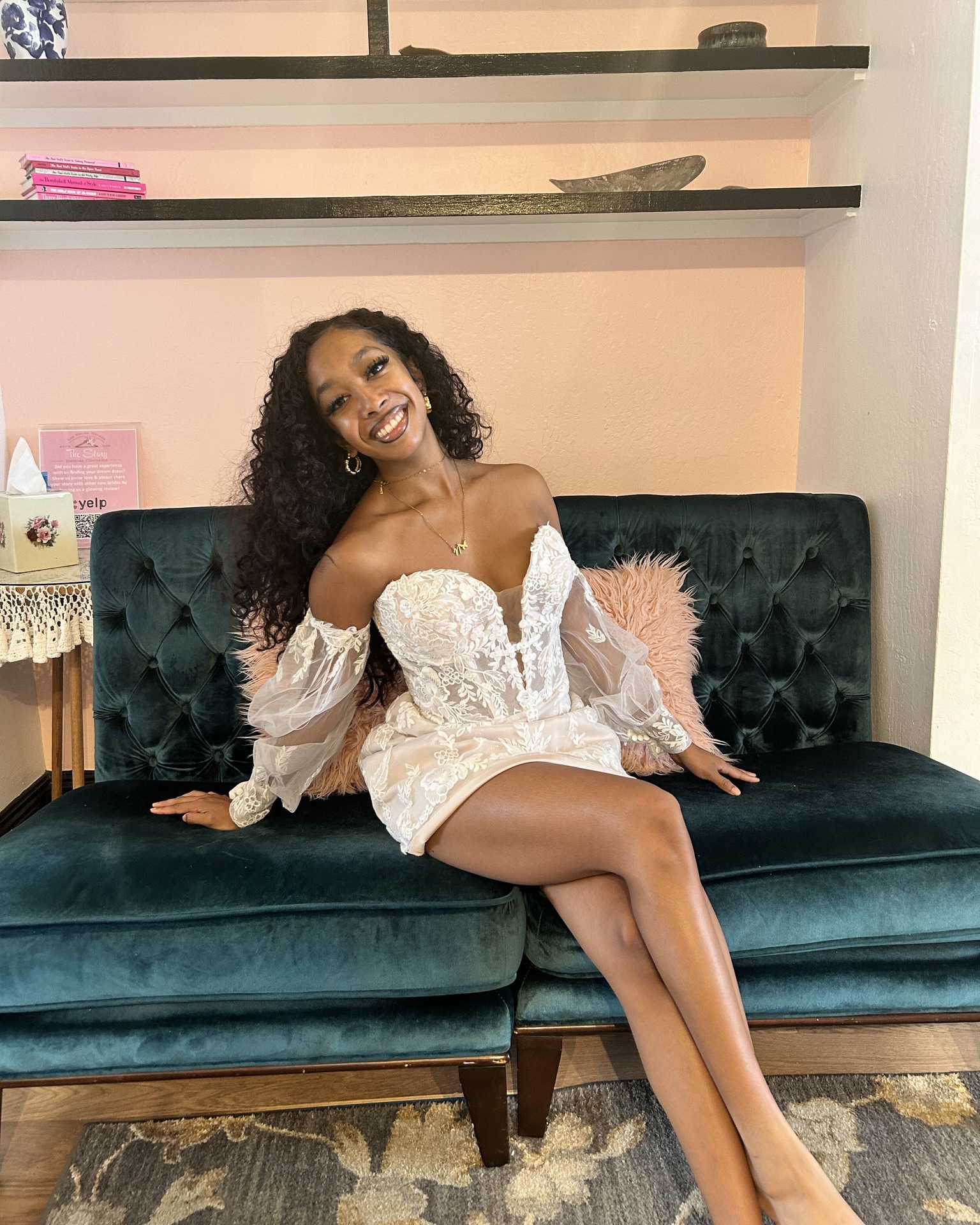 Off-the-Shoulder Mini Dress