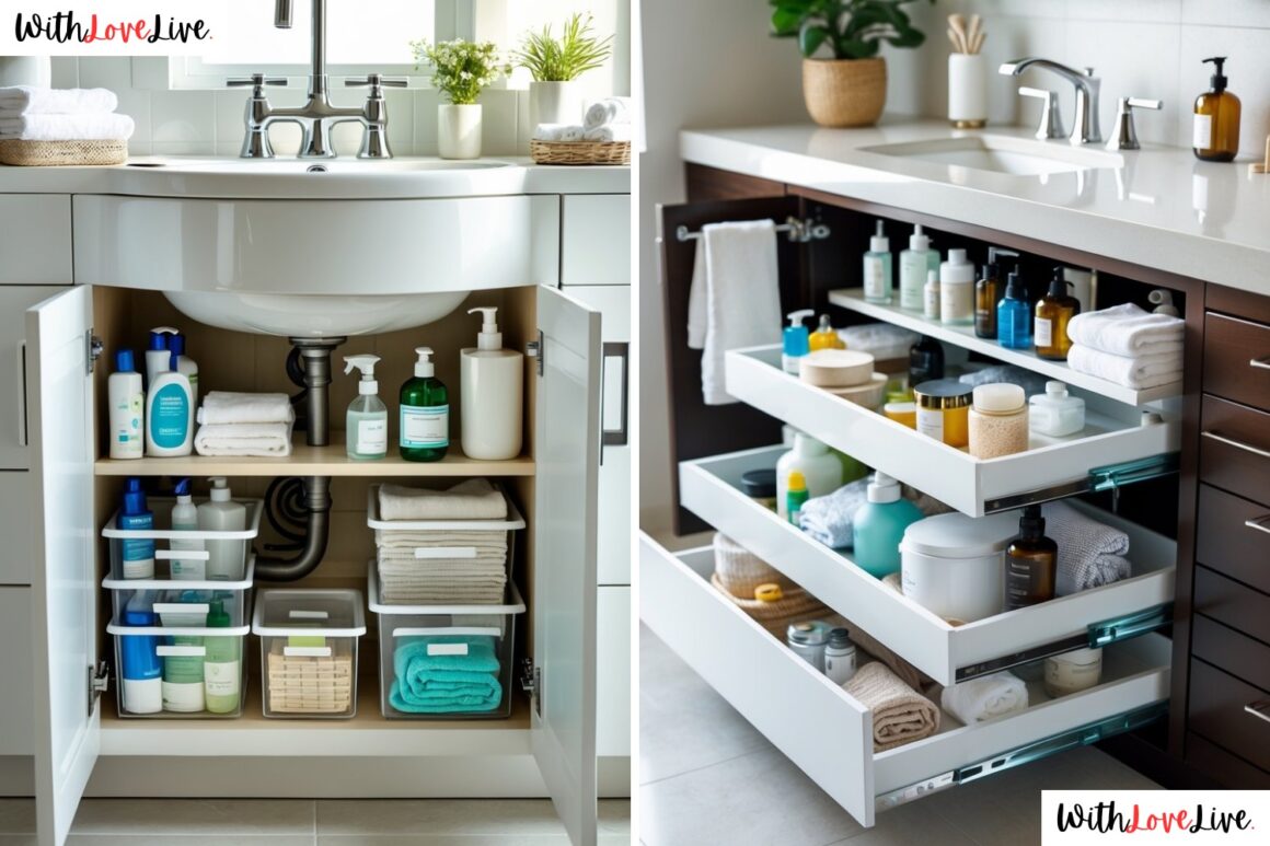 Bathroom Under Sink Organization