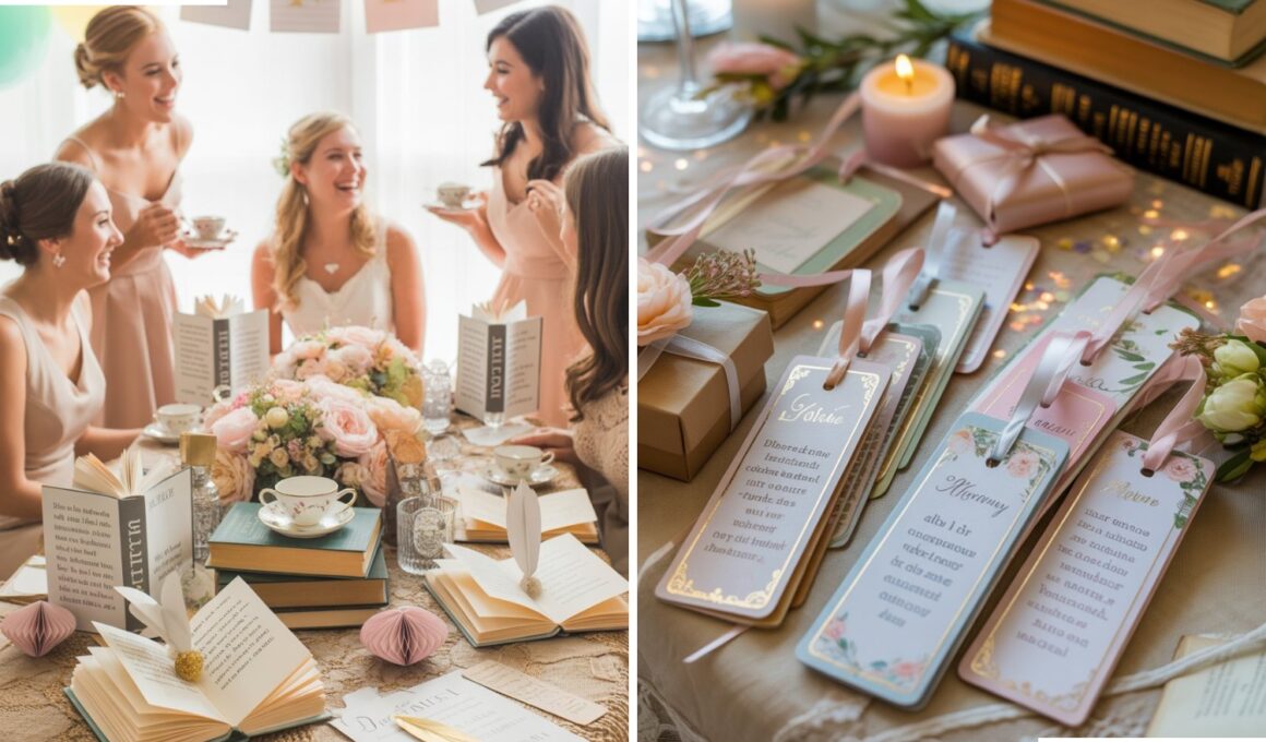 Book Themed Bridal Shower Party Ideas