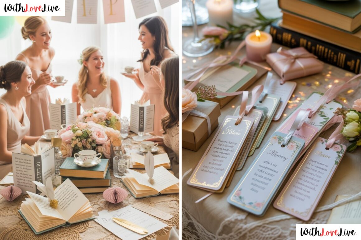 Book Themed Bridal Shower Party Ideas