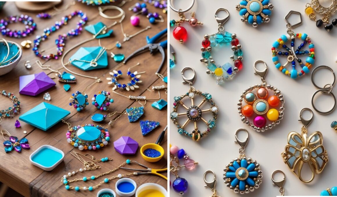 Broken Jewellery Craft Ideas
