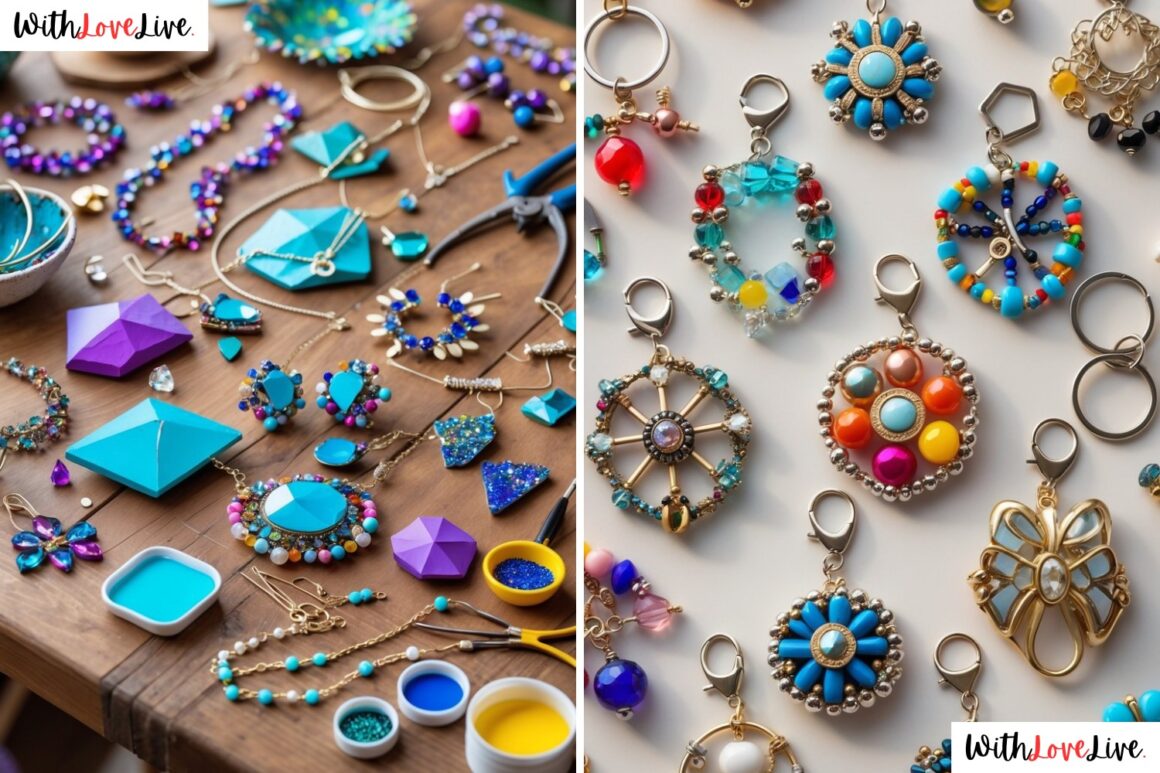 Broken Jewellery Craft Ideas