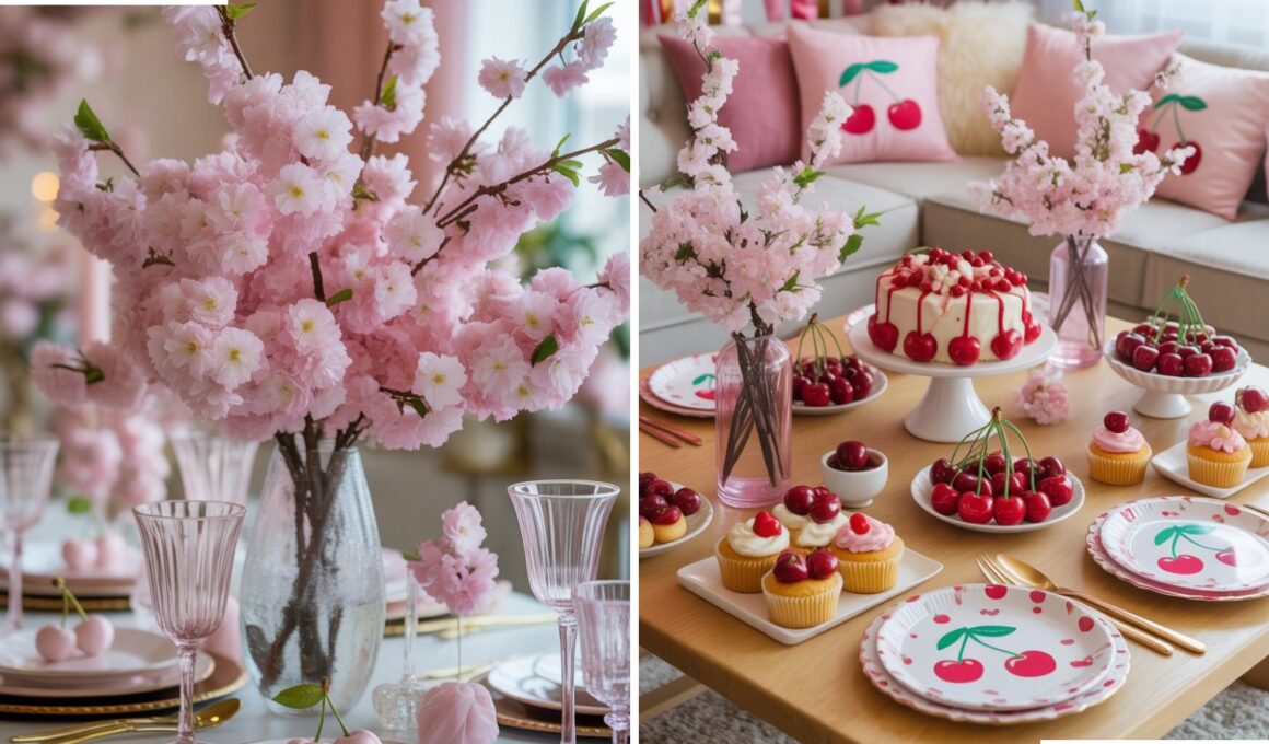 Cherry-Themed Baby Shower