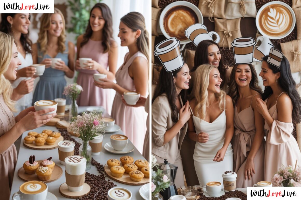 Coffee-Themed Bridal Shower