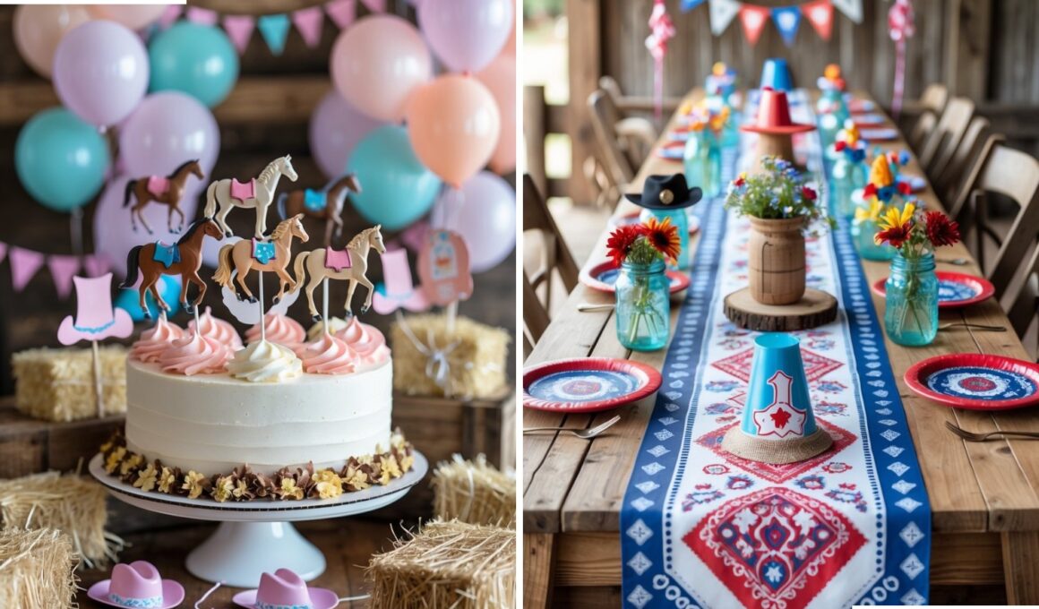 Cowgirl Birthday Party Decoration
