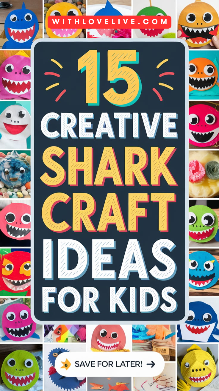 Creative Shark Craft Ideas for Kids-pin