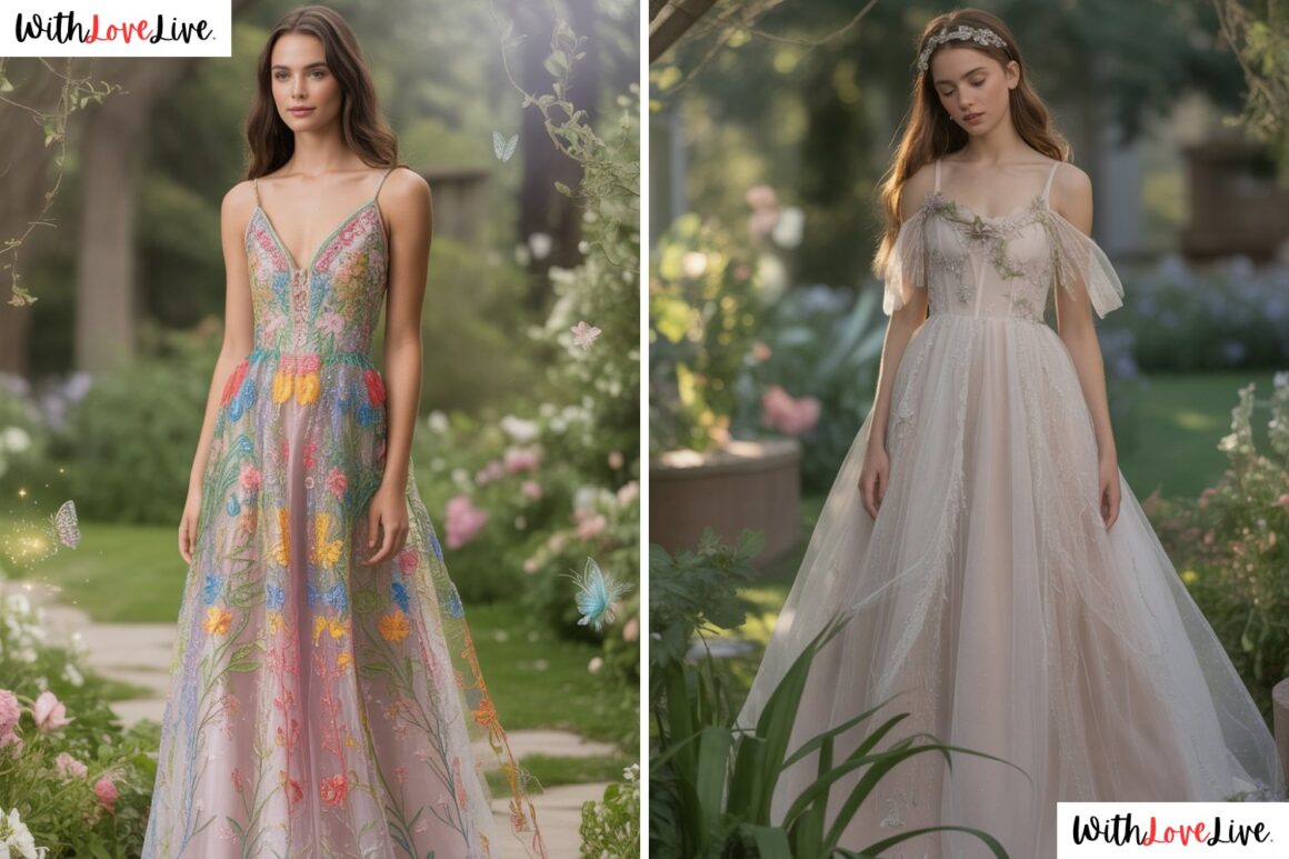 Cute Fairy Garden Wedding Dress Ideas