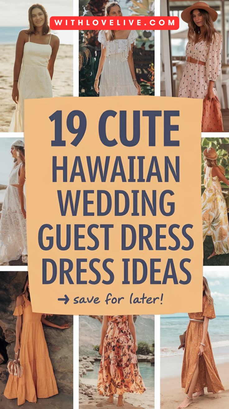 Cute Hawaiian Wedding Guest Dress Ideas-pin