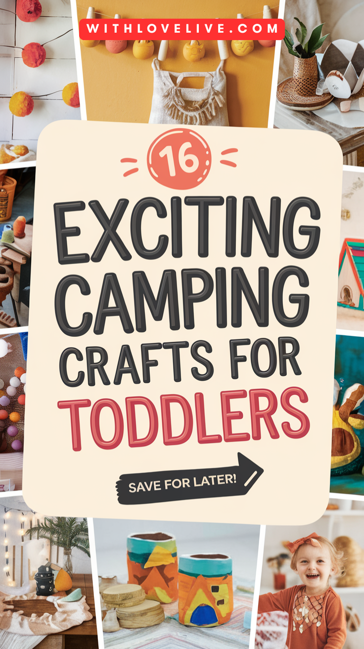 Exciting Camping Crafts for Toddlers-pin