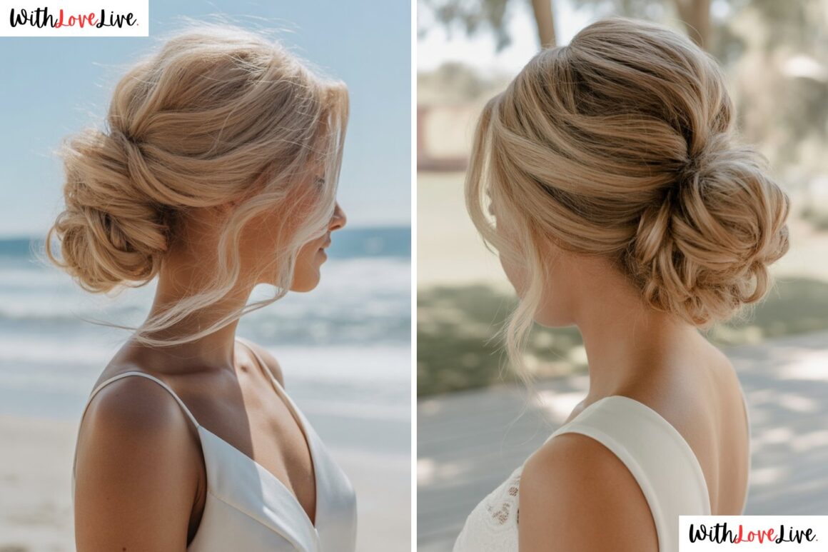 Messy Updo Wedding Hairstyles