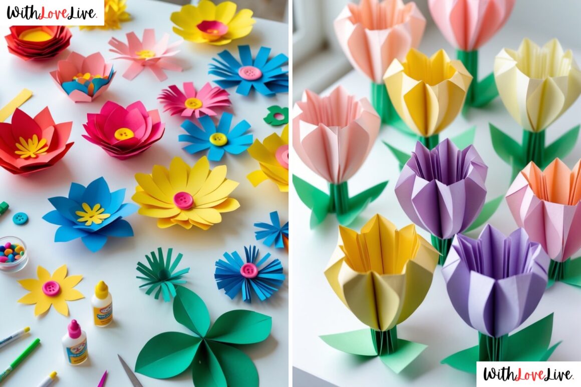 Paper Flower Craft Ideas